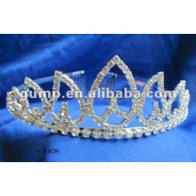 Tiara de couronne de mariage nuptiale (GWST12-186)